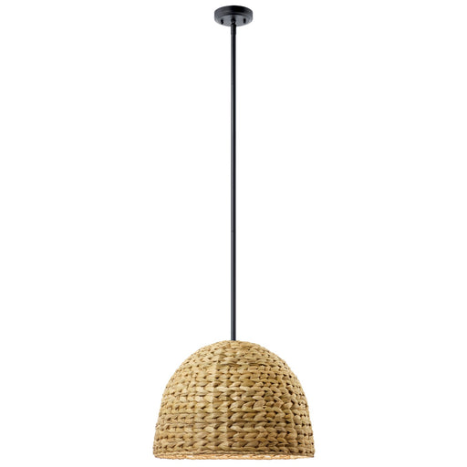 Kichler 44399BK One Light Mini Pendant, Black