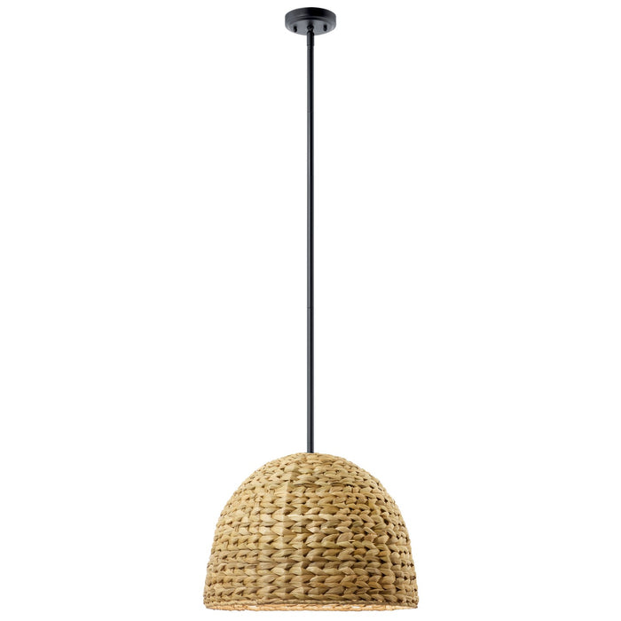 Kichler 44399BK One Light Mini Pendant, Black