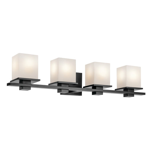 Kichler 45152BK Four Light Bath, Black