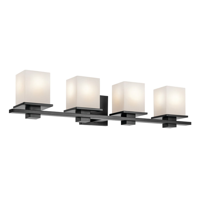 Kichler 45152BK Four Light Bath, Black