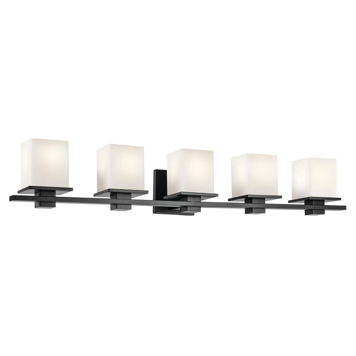 Kichler 45193BK Five Light Bath, Black