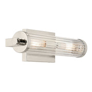 Kichler 45648PN Two Light Wall Sconce, Polished Nickel