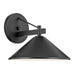Kichler 49061BK One Light Outdoor Wall Mount, Black