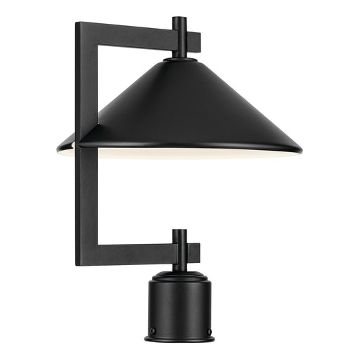 Kichler 49063BK One Light Outdoor Post Mount, Black