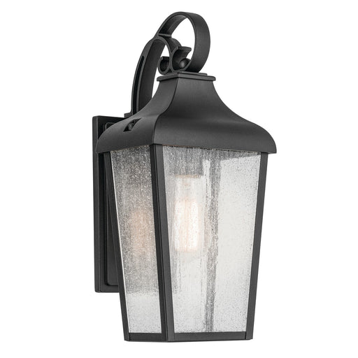 Kichler 49735BKT One Light Outdoor Wall Mount, Textured Black