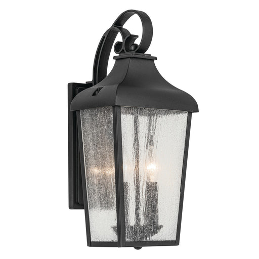 Kichler 49736BKT Two Light Outdoor Wall Mount, Textured Black