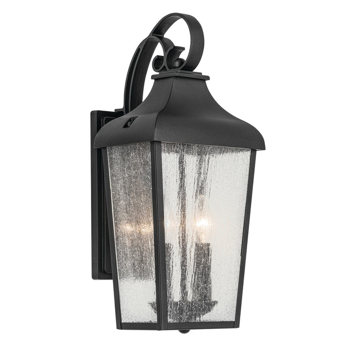 Kichler 49736BKT Two Light Outdoor Wall Mount, Textured Black