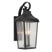 Kichler 49737BKT Two Light Outdoor Wall Mount, Textured Black