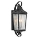 Kichler 49738BKT Three Light Outdoor Wall Mount, Textured Black