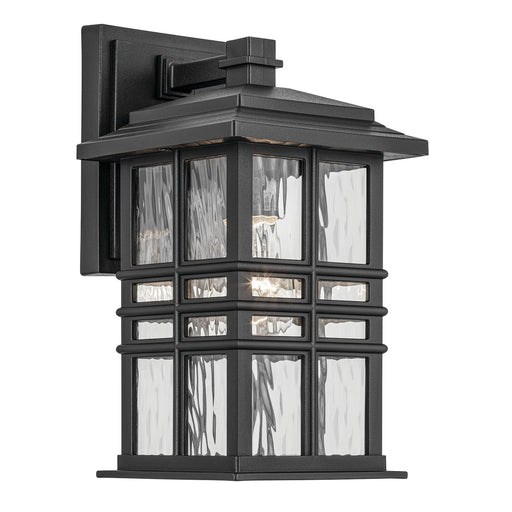 Kichler 49829BKT One Light Outdoor Wall Mount, Textured Black