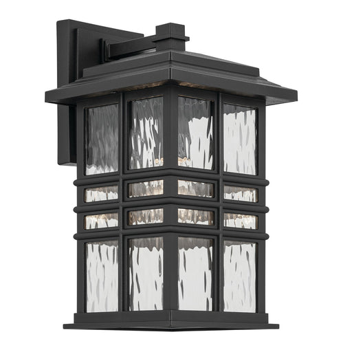Kichler 49830BKT One Light Outdoor Wall Mount, Textured Black