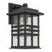 Kichler 49830BKT One Light Outdoor Wall Mount, Textured Black