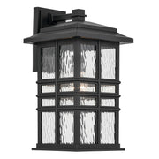Kichler 49831BKT One Light Outdoor Wall Mount, Textured Black