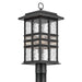 Kichler 49832BKT One Light Outdoor Post Mount, Textured Black