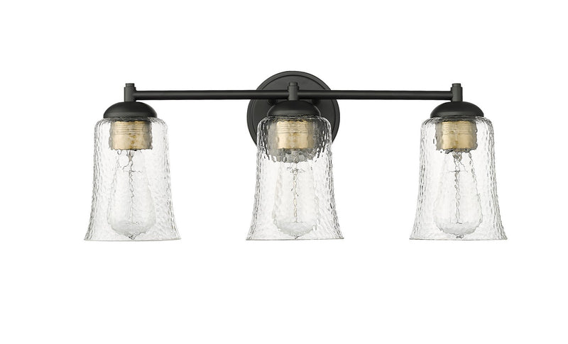 Millennium 10103-MB Abilene Three Light Vanity, Matte Black Main Image.jpg