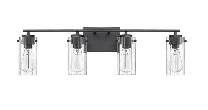 Millennium 10304-MB Serena Four Light Vanity, Matte Black Main Image.jpg