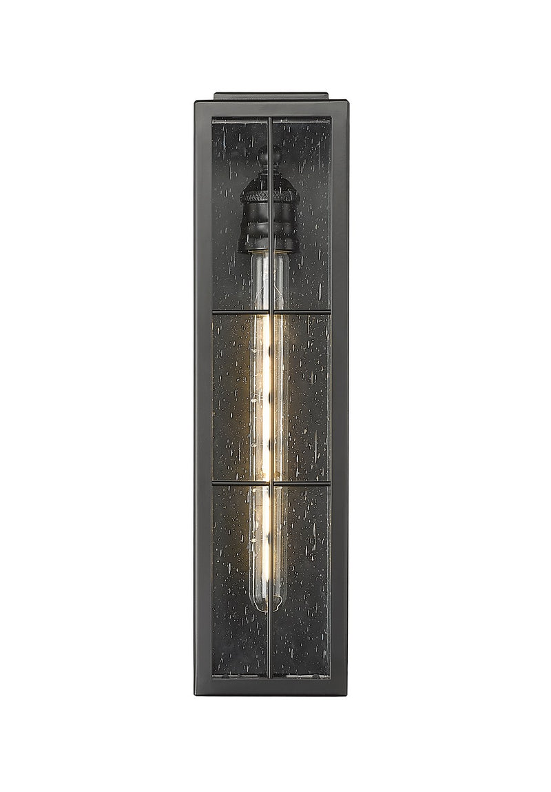 Millennium 10801-PBK Jaxson One Light Outdoor Wall Sconce, Powder Coated Black Main Image.jpg