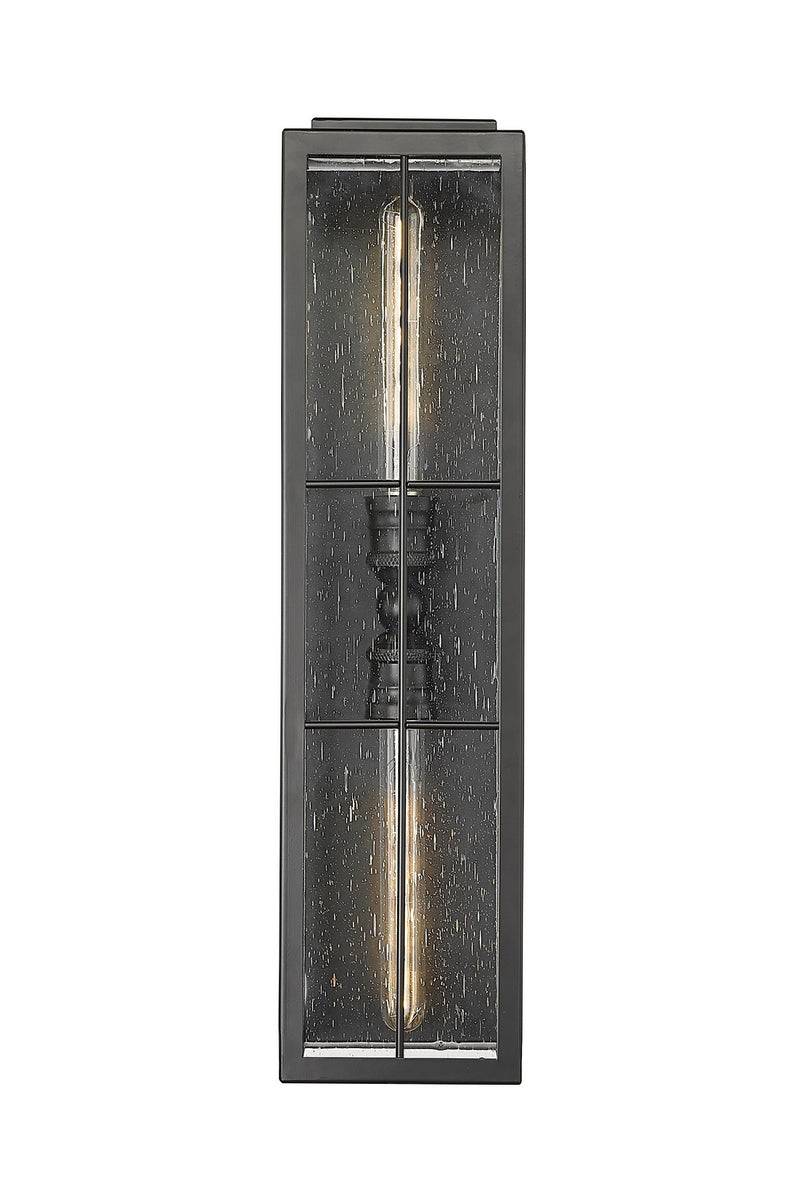 Millennium 10812-PBK Jaxson Two Light Outdoor Wall Sconce, Powder Coated Black Main Image.jpg