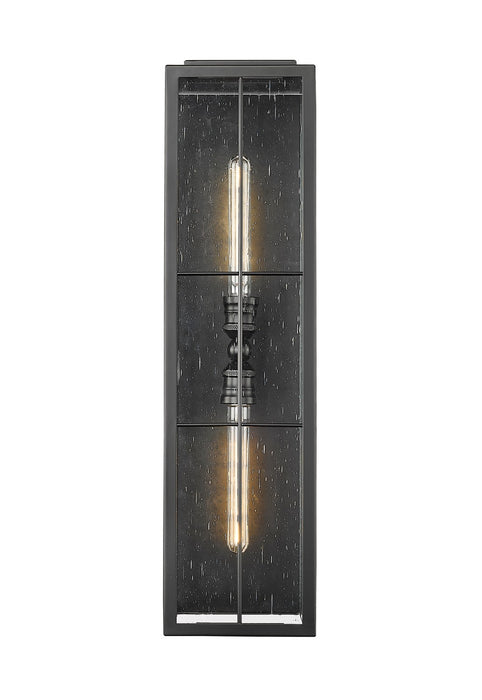 Millennium 10822-PBK Jaxson Two Light Outdoor Wall Sconce, Powder Coated Black Main Image.jpg