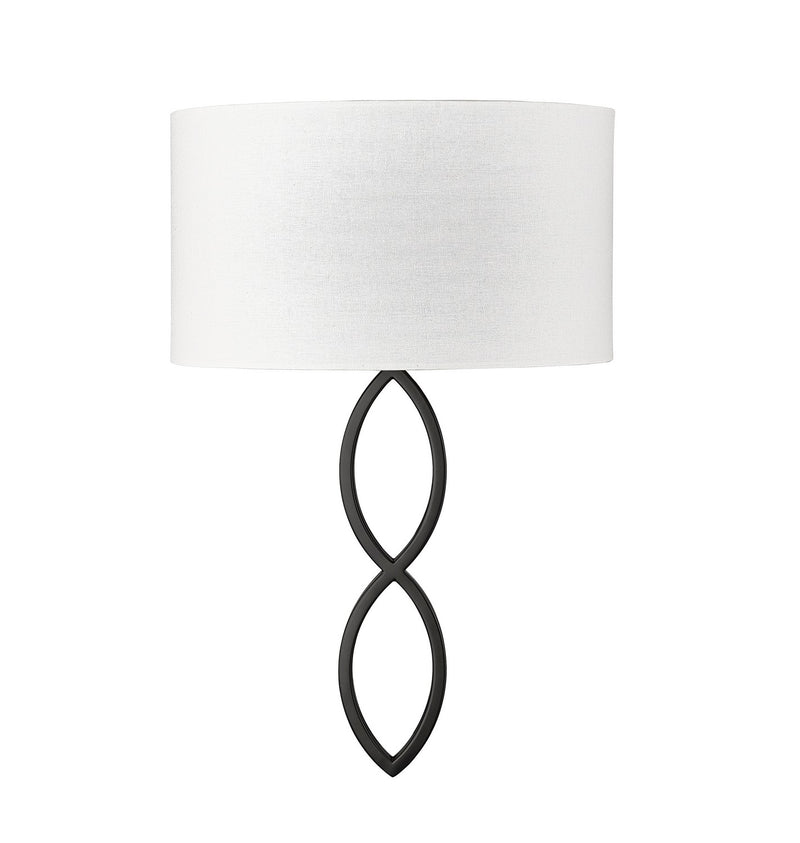 Millennium 13101-MB Rylee One Light Wall Sconce, Matte Black Main Image.jpg