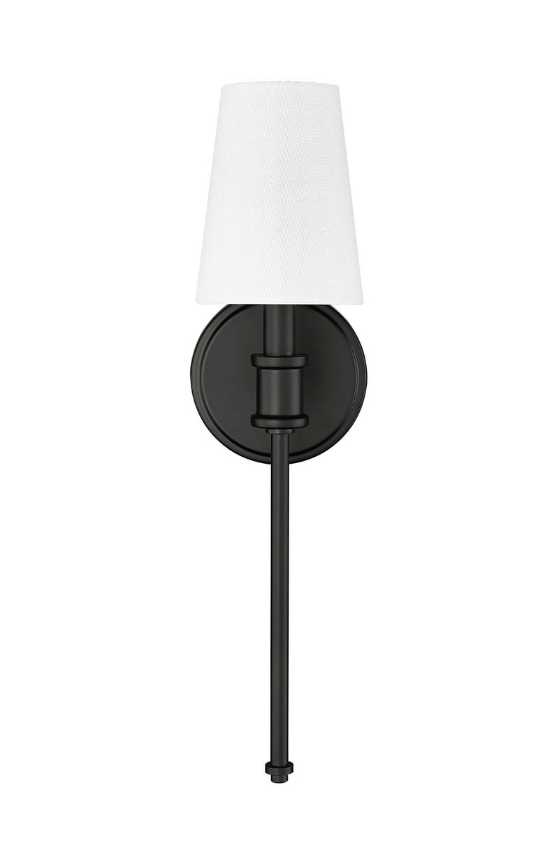 Millennium 16101-MB One Light Wall Sconce, Matte Black Main Image.jpg