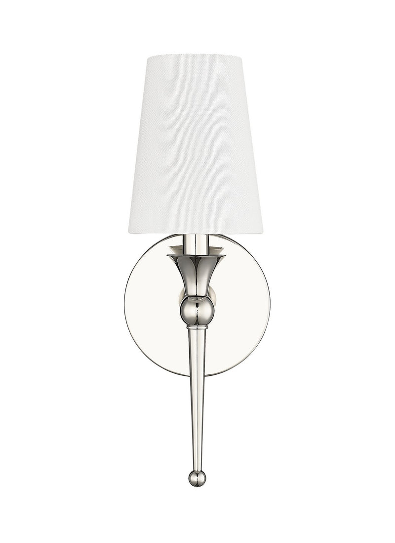 Millennium 17101-PN One Light Wall Sconce, Polished Nickel Main Image.jpg