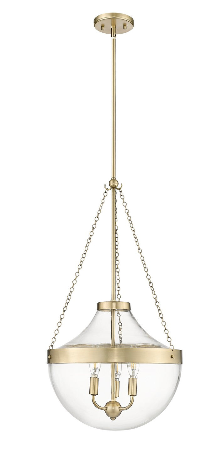 Millennium 20103-MG Clarra Three Light Pendant, Modern Gold Main Image.jpg
