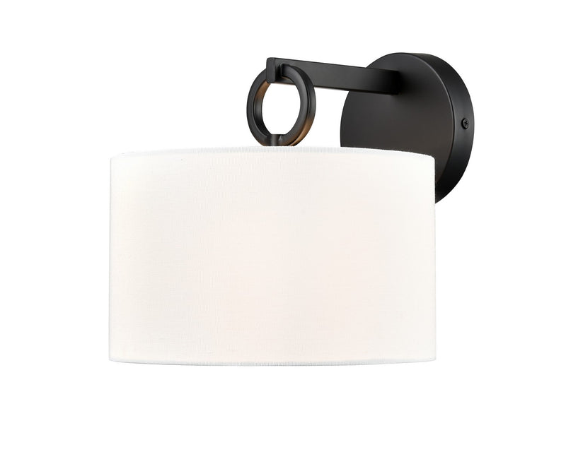 Millennium 211001-MB Braxstan One Light Wall Sconce, Matte Black Main Image.jpg
