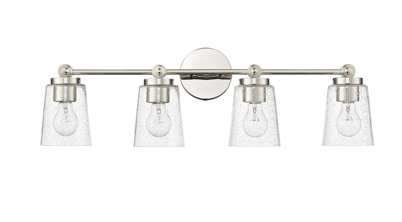 Millennium 22004-PN Lauryn Four Light Vanity, Polished Nickel Main Image.jpg