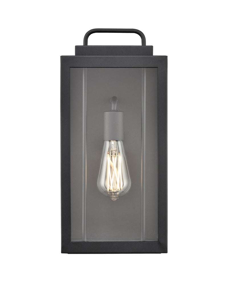 Millennium 260001-TBK Gallatin One Light Outdoor Wall Sconce, Textured Black Main Image.jpg