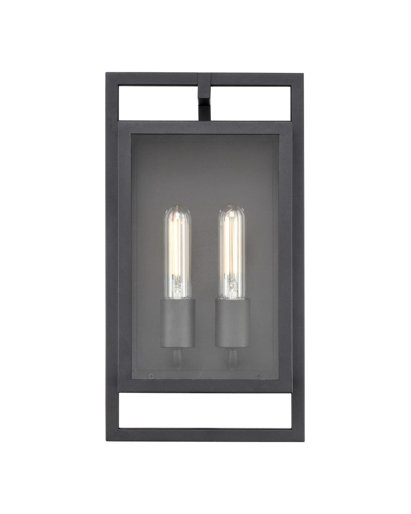 Millennium 270002-TBK Agatha Two Light Outdoor Wall Sconce, Textured Black Main Image.jpg
