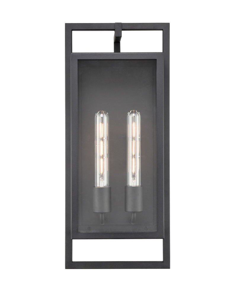 Millennium 270102-TBK Agatha Two Light Outdoor Wall Sconce, Textured Black Main Image.jpg