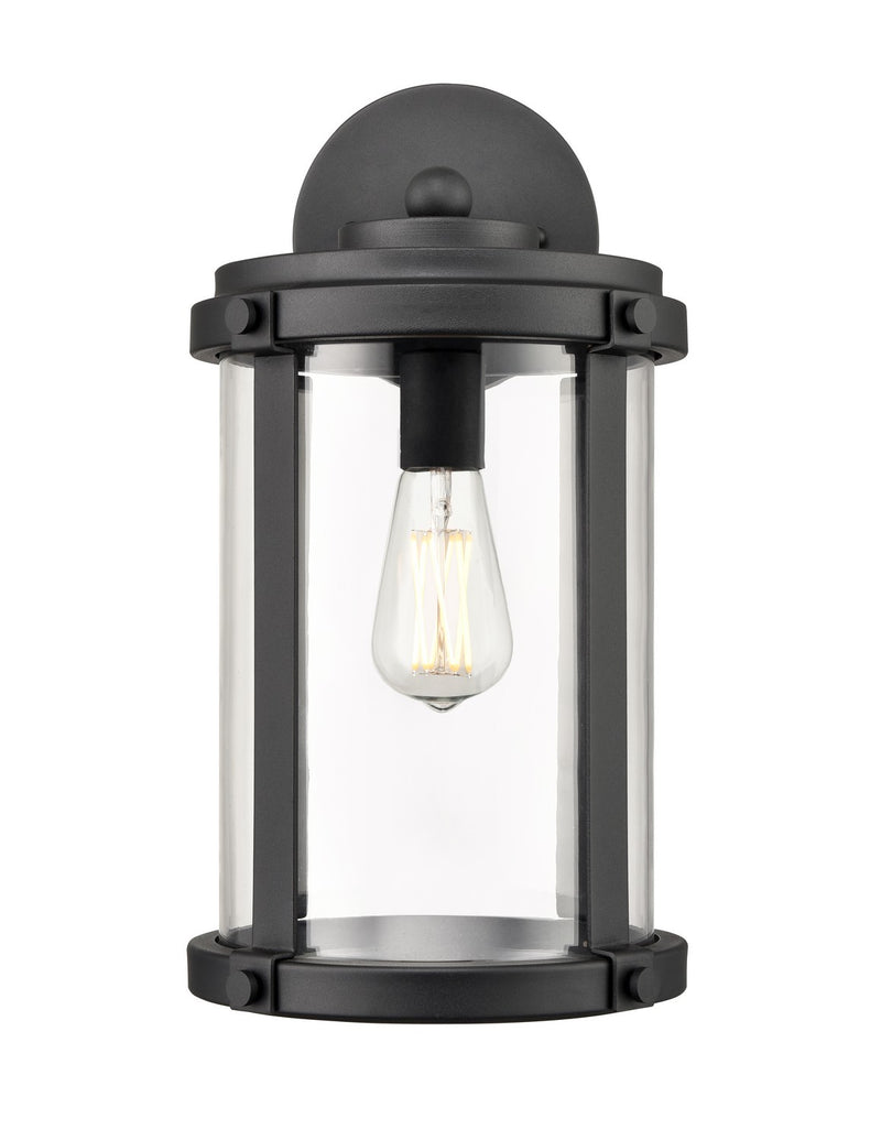 Millennium 290101-TBK One Light Outdoor Wall Sconce, Textured Black Main Image.jpg