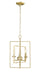 Millennium 3230-MG Nellis Four Light Pendant, Modern Gold Main Image.jpg