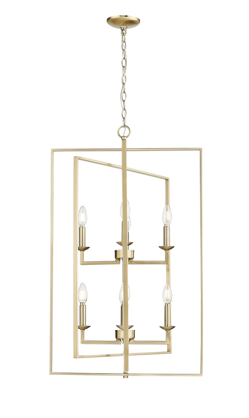 Millennium 3248-MG Nellis Eight Light Pendant, Modern Gold Main Image.jpg