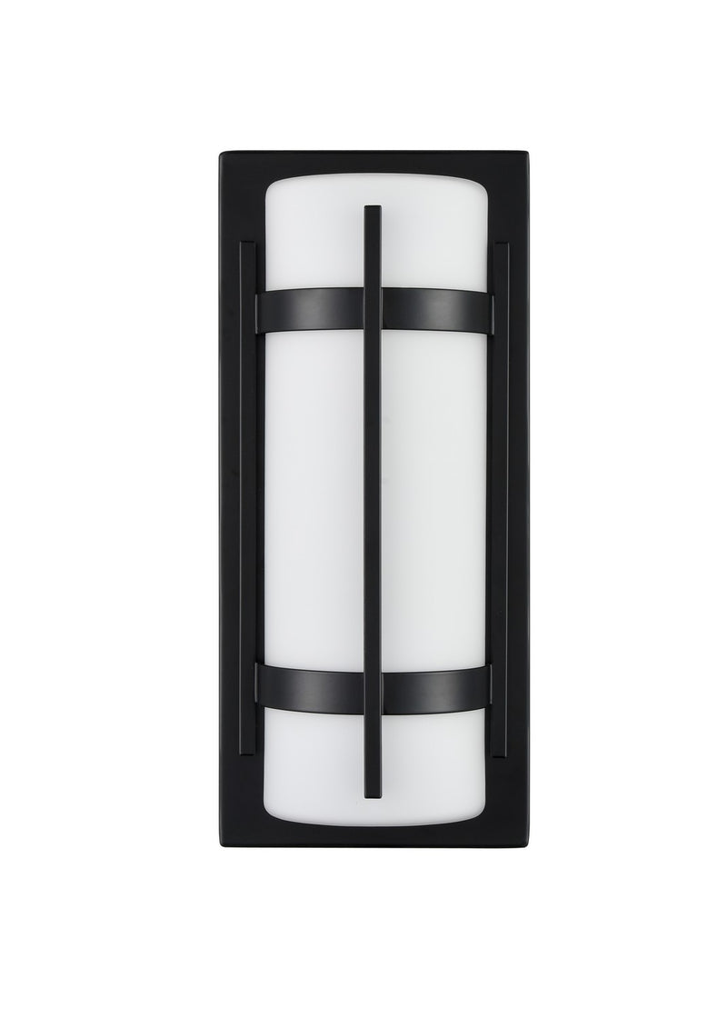 Millennium 76001-PBK LED Outdoor Wall Sconce, Powder Coated Black Main Image.jpg
