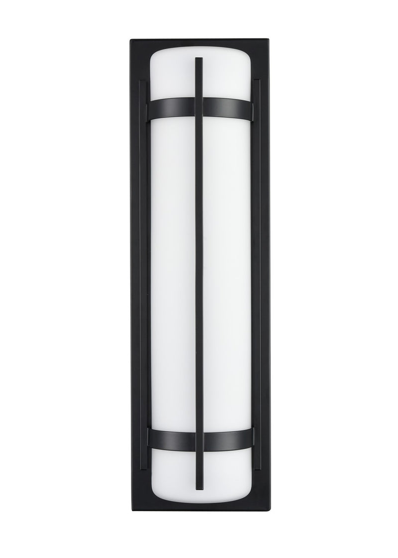 Millennium 76101-PBK LED Outdoor Wall Sconce, Powder Coated Black Main Image.jpg