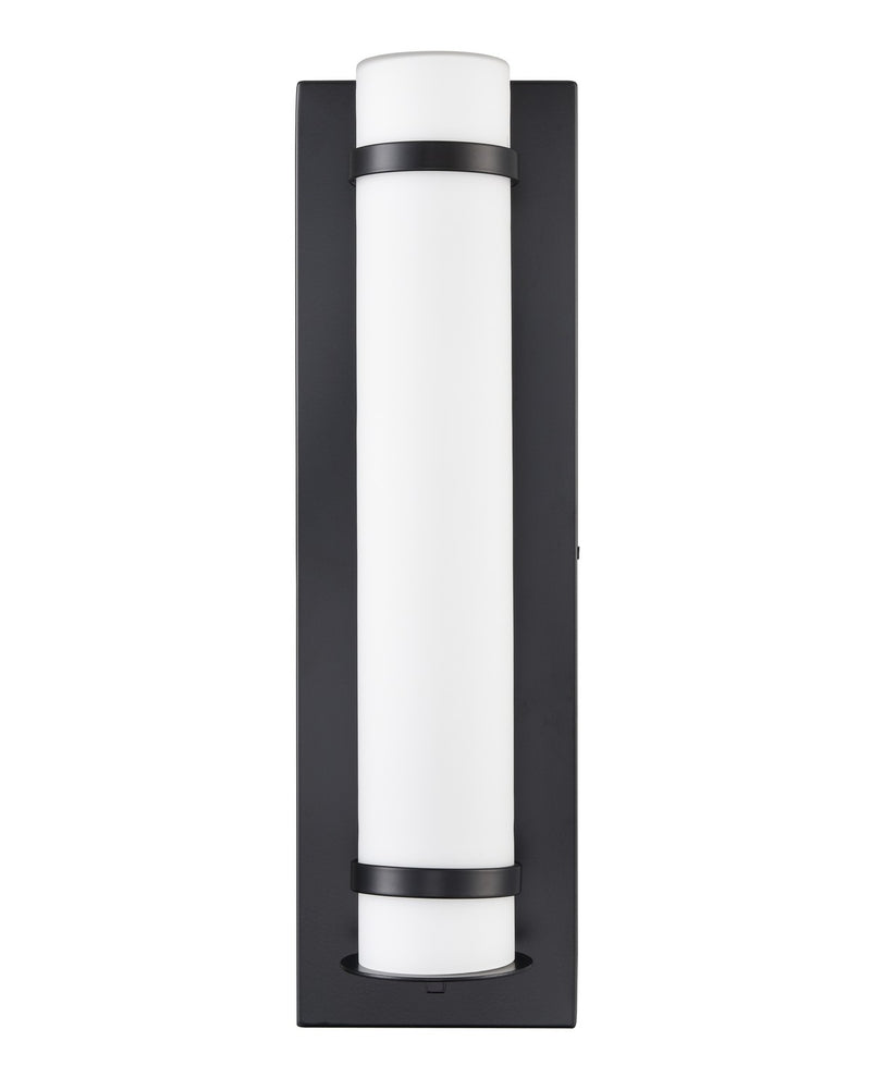 Millennium 77101-PBK LED Outdoor Wall Sconce, Powder Coated Black Main Image.jpg