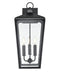 Millennium 7923-PBK Brooks Three Light Outdoor Wall Sconce, Powder Coated Black Main Image.jpg