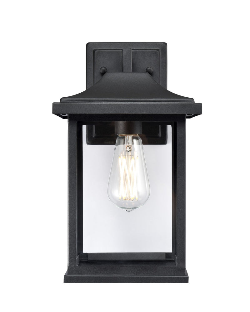 Millennium 91061-TBK One Light Outdoor Wall Sconce, Textured Black Main Image.jpg