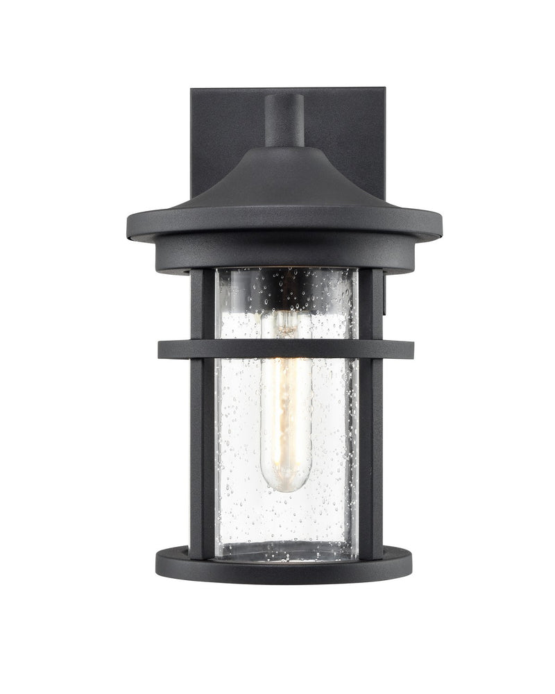 Millennium 91301-TBK Namath One Light Outdoor Wall Sconce, Textured Black Main Image.jpg