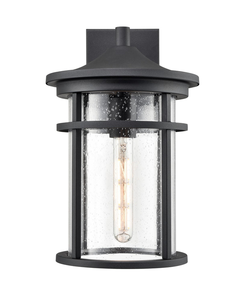 Millennium 91311-TBK Namath One Light Outdoor Wall Sconce, Textured Black Main Image.jpg