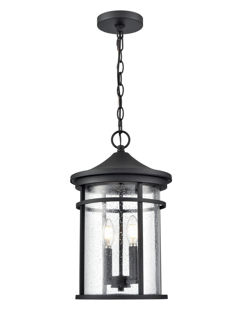 Millennium 91342-TBK Namath Two Light Outdoor Hanging Lantern, Textured Black Main Image.jpg