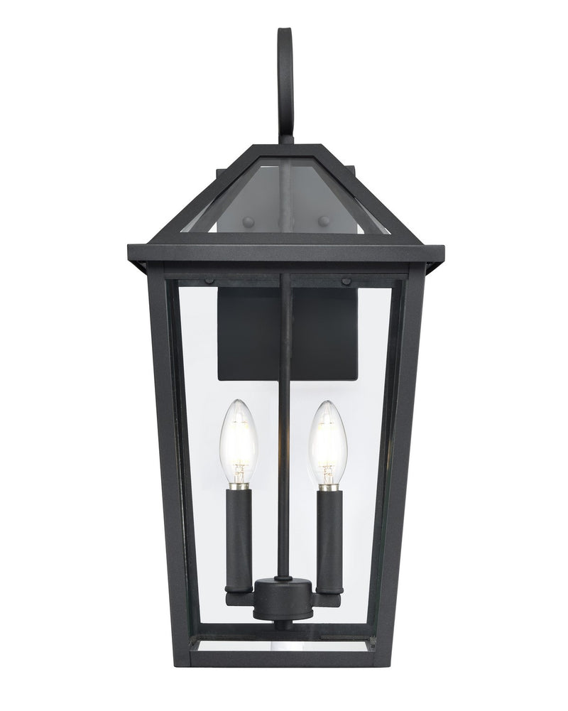 Millennium 91422-TBK Eston Two Light Outdoor Wall Sconce, Textured Black Main Image.jpg