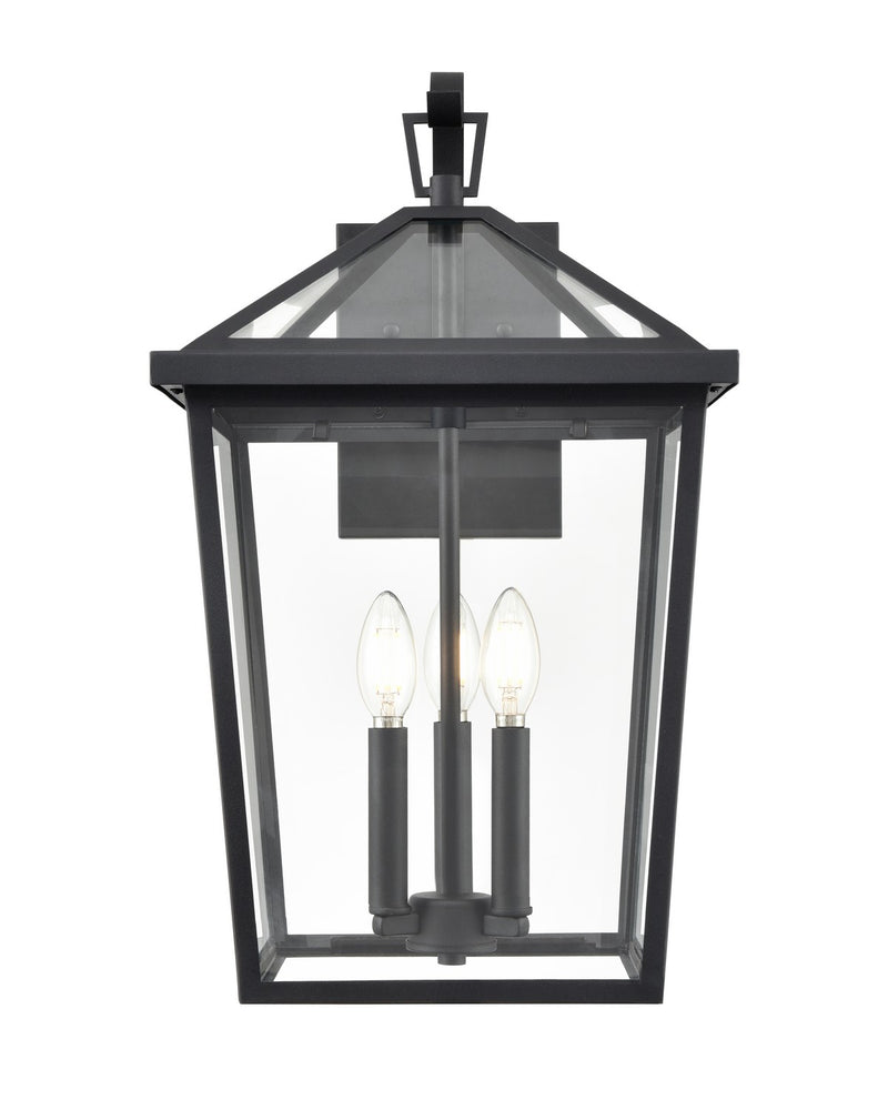 Millennium 92303-TBK Mensun Three Light Outdoor Wall Sconce, Textured Black Main Image.jpg