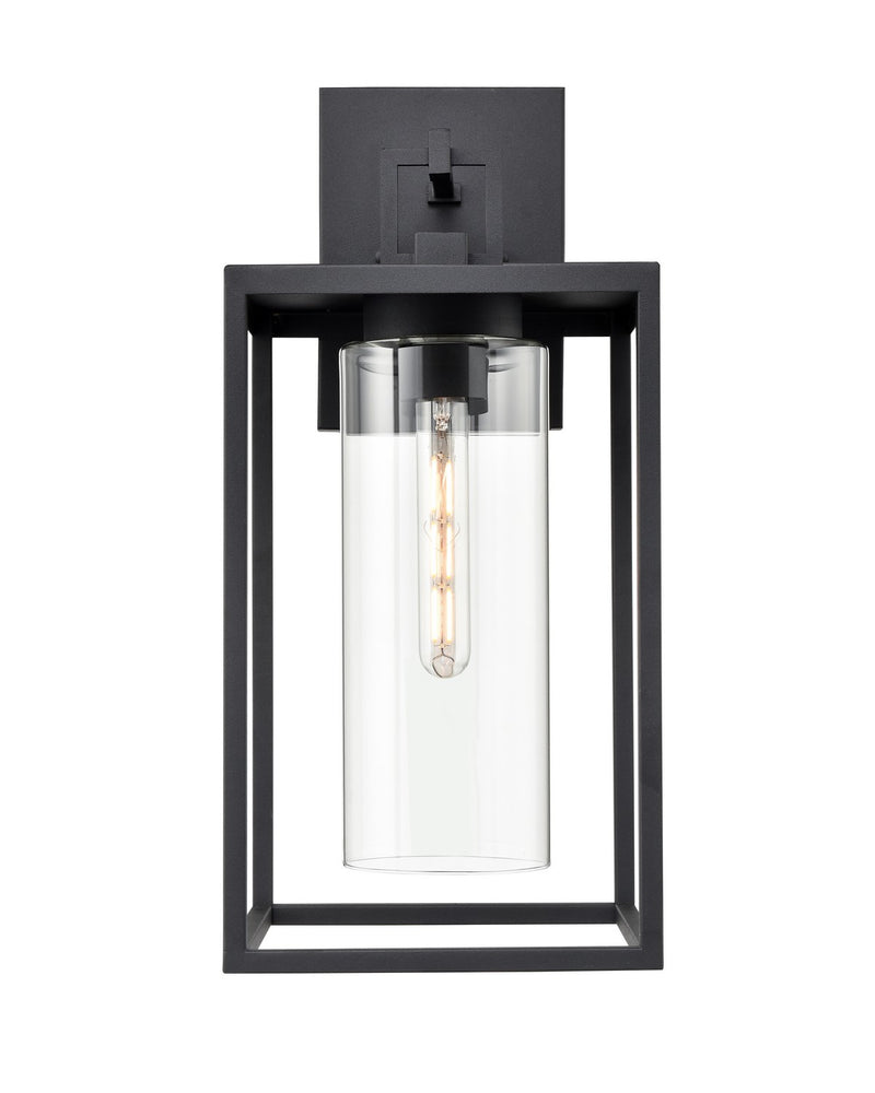 Millennium 93131-TBK Ellway One Light Outdoor Wall Sconce, Textured Black Main Image.jpg