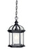 Kichler 9835BK One Light Outdoor Pendant, Black (2)