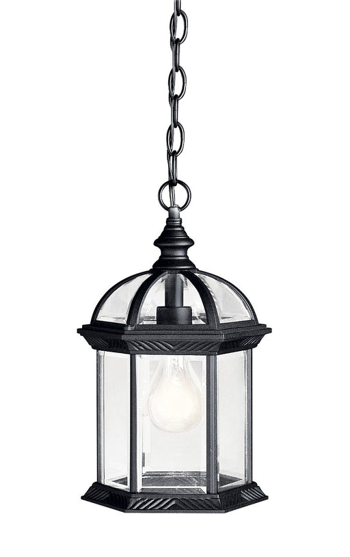 Kichler 9835BK One Light Outdoor Pendant, Black (2)