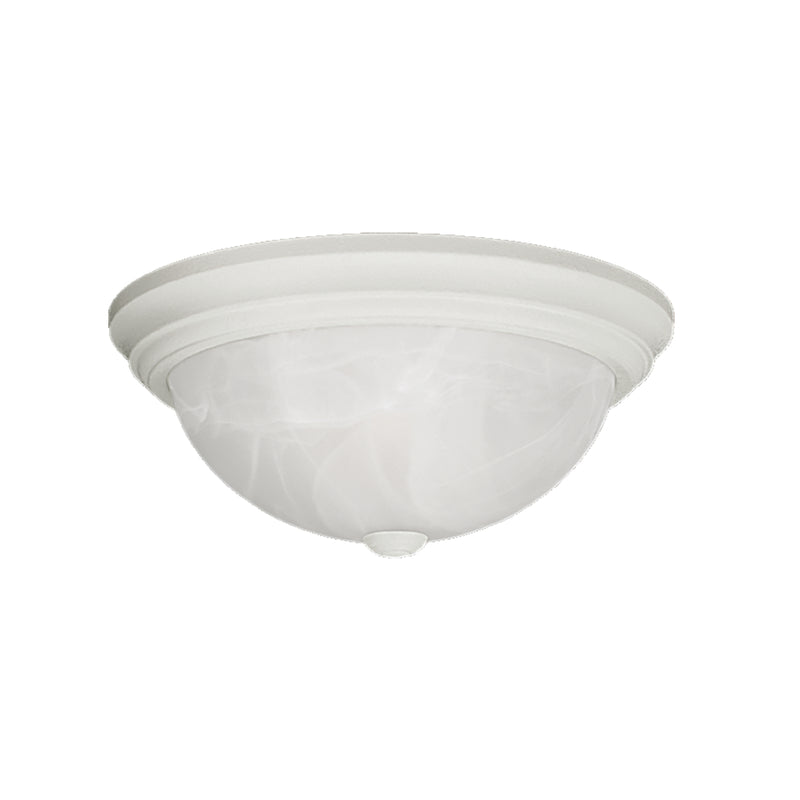 Millennium 563-WH Two Light Flushmount, Textured White Main Image.jpg