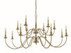 Framburg 5788 BR Matera 14 Light Foyer Chandelier, Brushed Brass Main Image.jpg